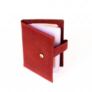 Leather case for documents Wild Aymara KD005 bordeaux