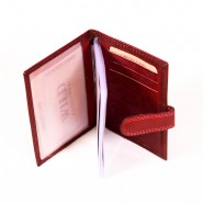 Leather case for documents Wild Aymara KD005 bordeaux