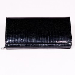 Women's leather wallet Jennifer Jones Leysa DP005 black