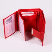 Dámska kožená peňaženka Loranzo Kuldeep PKP005 červená