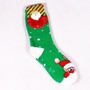 Detské vianočné ponožky Aura via DEVP003 zelená