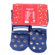 Women's Christmas thermo socks Aura via DVP017 blue