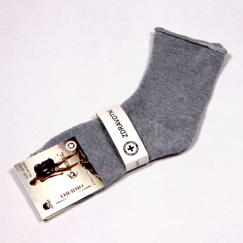 Dámské thermo bavlněné ponožky Pesail DTBP041 šedá