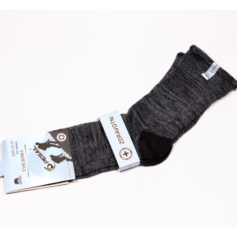 Pánské thermo bavlněné ponožky Pesail PTBP007 černá