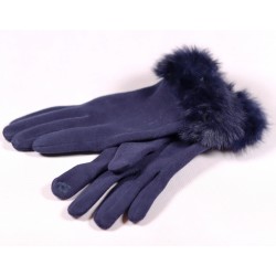 Winter women's textile gloves Armi ZRD003 blue, burgundy, brown, gray, black