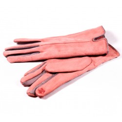 Zimné dámske textilné rukavice Elina ZRD009 růžová