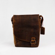 Men's leather bag Green wood Roberto S gw834